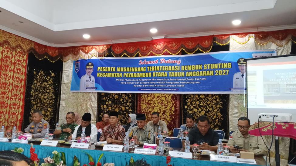 Pemerintah Kota Payakumbuh Rampungkan Musrenbang di Lima Kecamatan